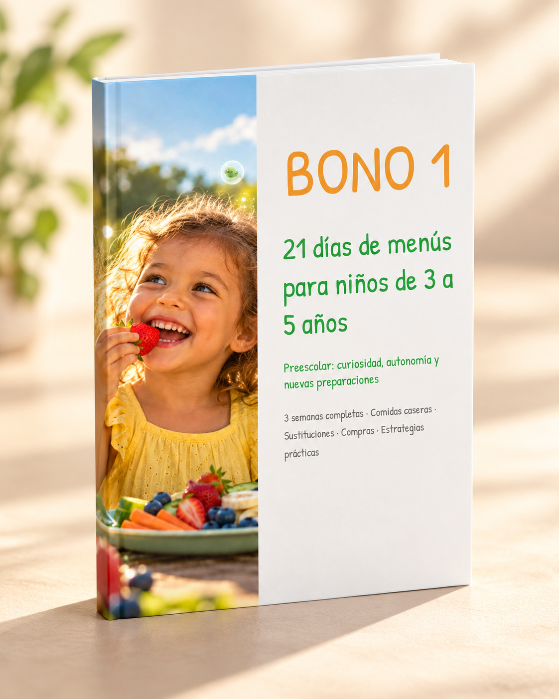 Bono 1, menú de 3 a 5 años