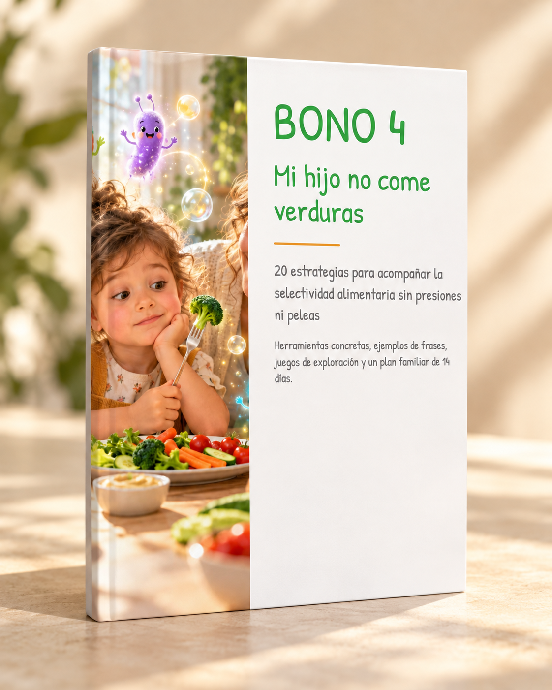 Portada del Bono 4: Mi hijo no come verduras