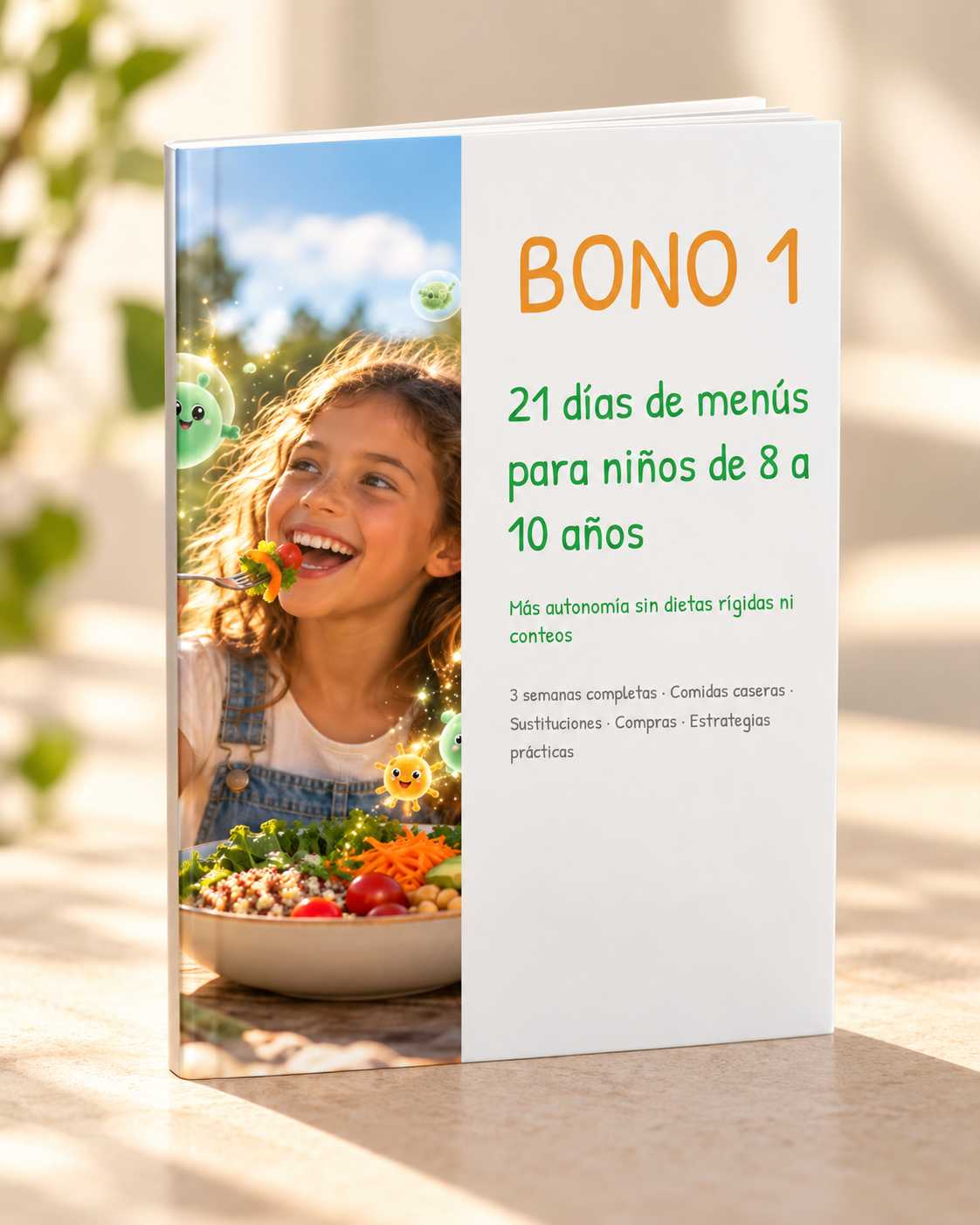 Bono 1, menú de 8 a 10 años