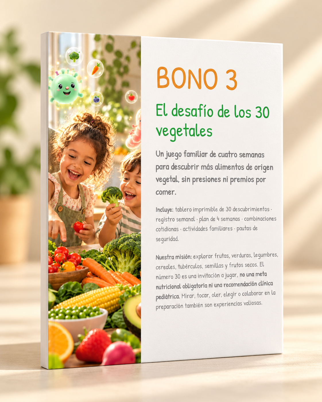 Portada del Bono 3: El desafío de los 30 vegetales