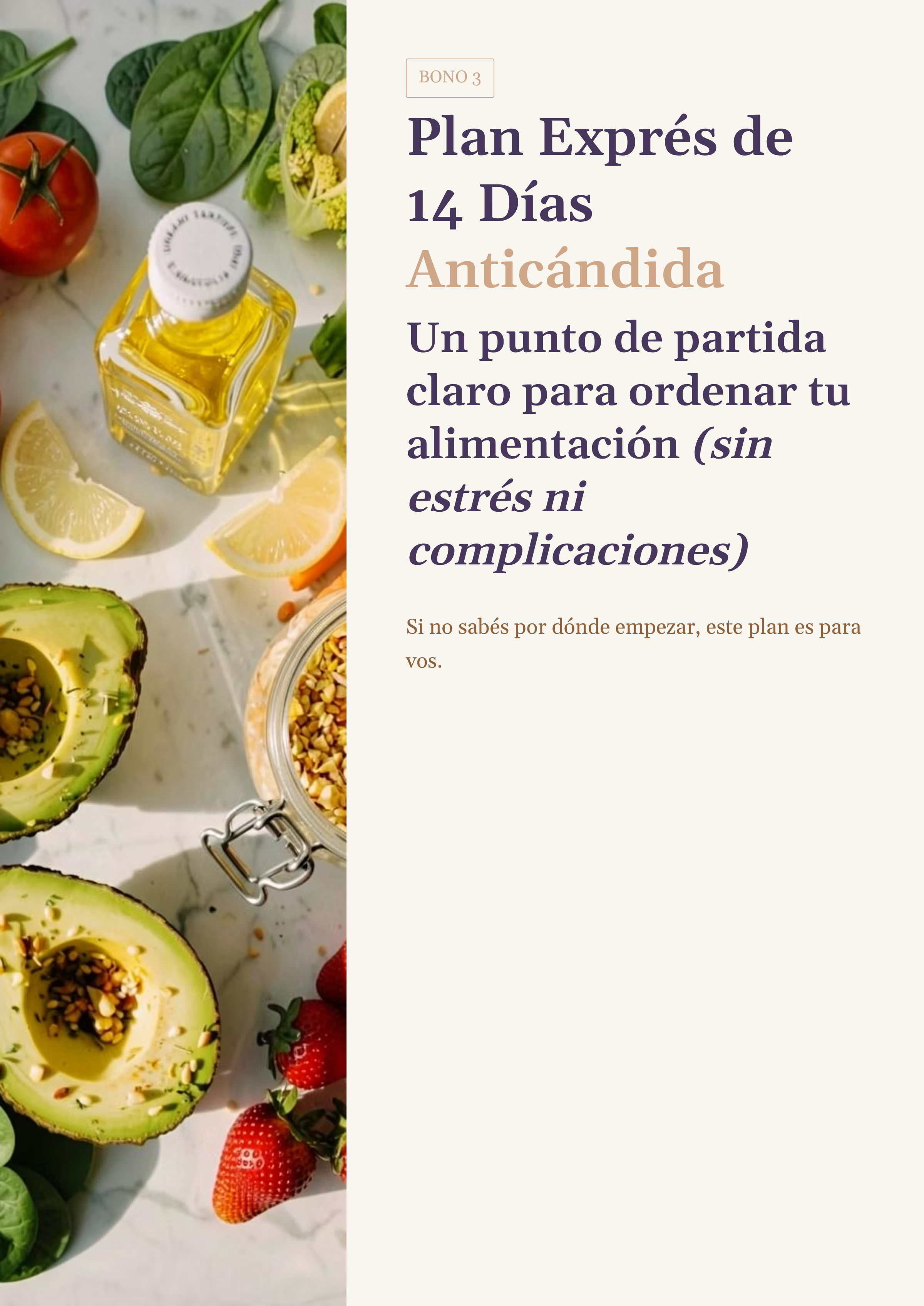 Plan Exprés de 14 Días Anticándida